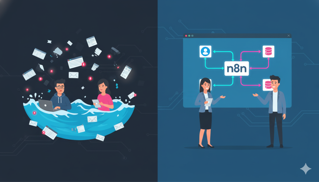 automations for saas and agency owner turning chaos into organized workflows with their first automations via Alfaz Mahmud Rizve