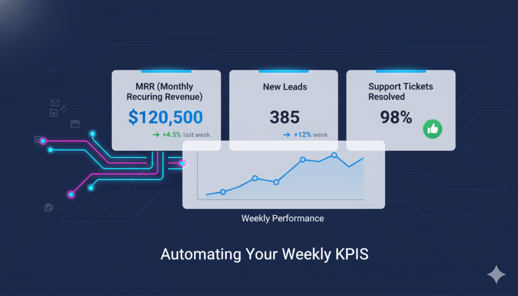 Automated KPI dashboard powered by workflows for SaaS and agencies by Alfaz Mahmud Rizve